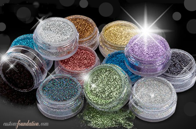 Glitter eye shadow CF