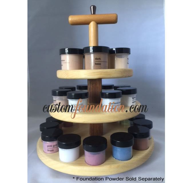 Powder Foundation Rack Full